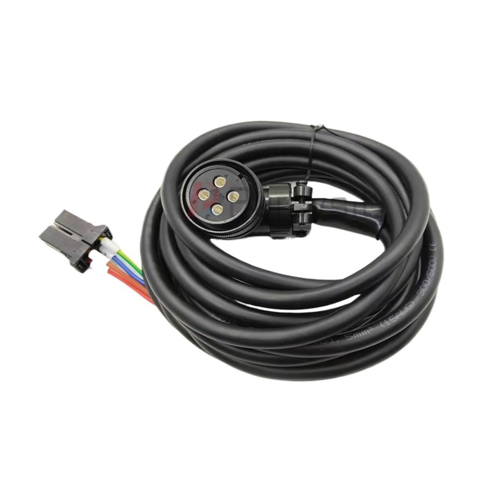 JZRYQJGJ Servo Motor Power Cable F06B-0001-K008 F06B-0001-K012 3Meters 5M 8M 10M(Size:5M,Color:F06B-0001-K008)