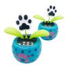 Solar Powered Dancing Flower Toy, Solar Dancer Figure, Solar Swinging Flip Flap Flower Animated Bobblehead Dancer Toy, Car Windowsill Decoration Desktop Solar Dancing Ornament Sun Catcher view 3