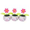 Solar Powered Dancing Flower Toy, Solar Dancer Figure, Solar Swinging Flip Flap Flower Animated Bobblehead Dancer Toy, Car Windowsill Decoration Desktop Solar Dancing Ornament Sun Catcher view 4