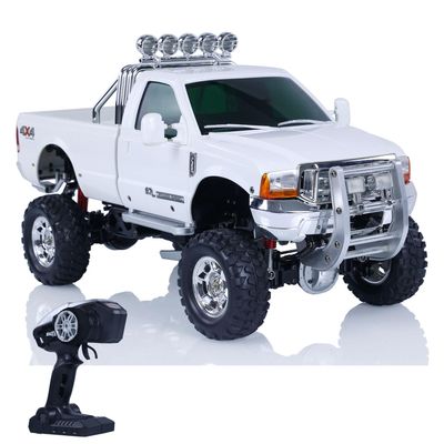 1/10 4 * 4 HG RC Pickup Truck P410 Rally Car Racing Crawler 2.4G Radio Motor ESC White for Adult Hobby