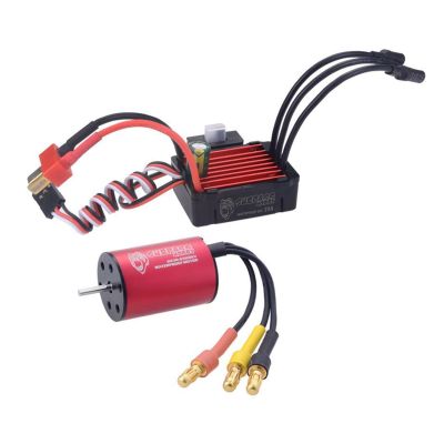 7.4V 2S 2030 6500KV Waterproof Brushless Motor with 25A Brushless ESC Combo Set for 1/20 1/18 Mini RC Car