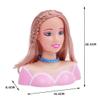 Domiuie 34PCS Children Styling Head Doll with Hair Dryer Accessories, Deluxe Makeup Pretend Playset Styling Head Doll Hairstyle Toy, Christmas Birthday Gifts for Girls, ML1831LX81379BD view 3