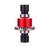 Mesimsple 45# Steel Differential Diff Gear for 1/16 H16207 16208 16209 16210 H16H H16E H16P H16BM H16BM H16GT H16DR Series Upgrades Part Red view 1