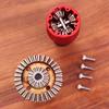Mesimsple 45# Steel Differential Diff Gear for 1/16 H16207 16208 16209 16210 H16H H16E H16P H16BM H16BM H16GT H16DR Series Upgrades Part Red view 2