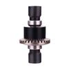 Mesimsple 45# Steel Differential Diff & Input Gear for 1/14 14301 14302 14209 14210 H16PL H14BM Series Upgrades Part Black view 1