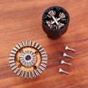 Mesimsple 45# Steel Differential Diff & Input Gear for 1/14 14301 14302 14209 14210 H16PL H14BM Series Upgrades Part Black view 2