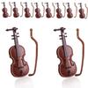 10 Sets Mini Violins - Mini Violin Models, Accessories & Decoration view 1