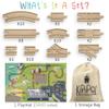 KipiPol Wooden Train Tracks Set - 52 pcs+Bonus Railroad Map Compatible W All Major Wooden Railway Toy Brands Including: Thomas The Train Track Set, Brio Train, Melissa and Doug Train Set for Kids 3+ view 2