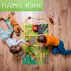 KipiPol Wooden Train Tracks Set - 52 pcs+Bonus Railroad Map Compatible W All Major Wooden Railway Toy Brands Including: Thomas The Train Track Set, Brio Train, Melissa and Doug Train Set for Kids 3+ view 3