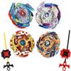 Elfnico Bey Battling Top Burst Gyro Toy Set 4 Spinning Tops 2 Launchers Combat Battling Game with Portable Storage Box Gift for Kids Children Boys view 1