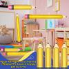 10 Pcs Large Inflatable Pencil Balloons Back to School Inflatable Pencil Balloon Graduation Party Decoration for Back to School Classroom Garden Room Birthday Party Decorations view 4