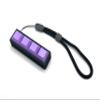 Bubble Base Four-Button Clicky Mechanical Switch Fidget Toy | Stim Toy, Stress Relief, ADHD (Black Base, Lavender Keycaps) view 1