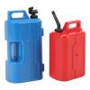 Alomejor 1/10 Scale Mini Plastic Fuel and Gas Can Bright Color Multifunctional for SCX10 RC Crawlers (Red+Blue) view 1