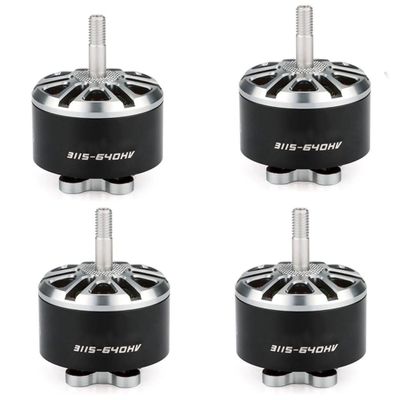DAYUDDRICAR 4pcs/lot RC FPV Drone 3115 640KV / 900KV Brushless Motor Spare Part Kit for 9inch 10inch 11inch FPV RC Racing Long Range Drone Quadcopter Accessories Part(Size:640)