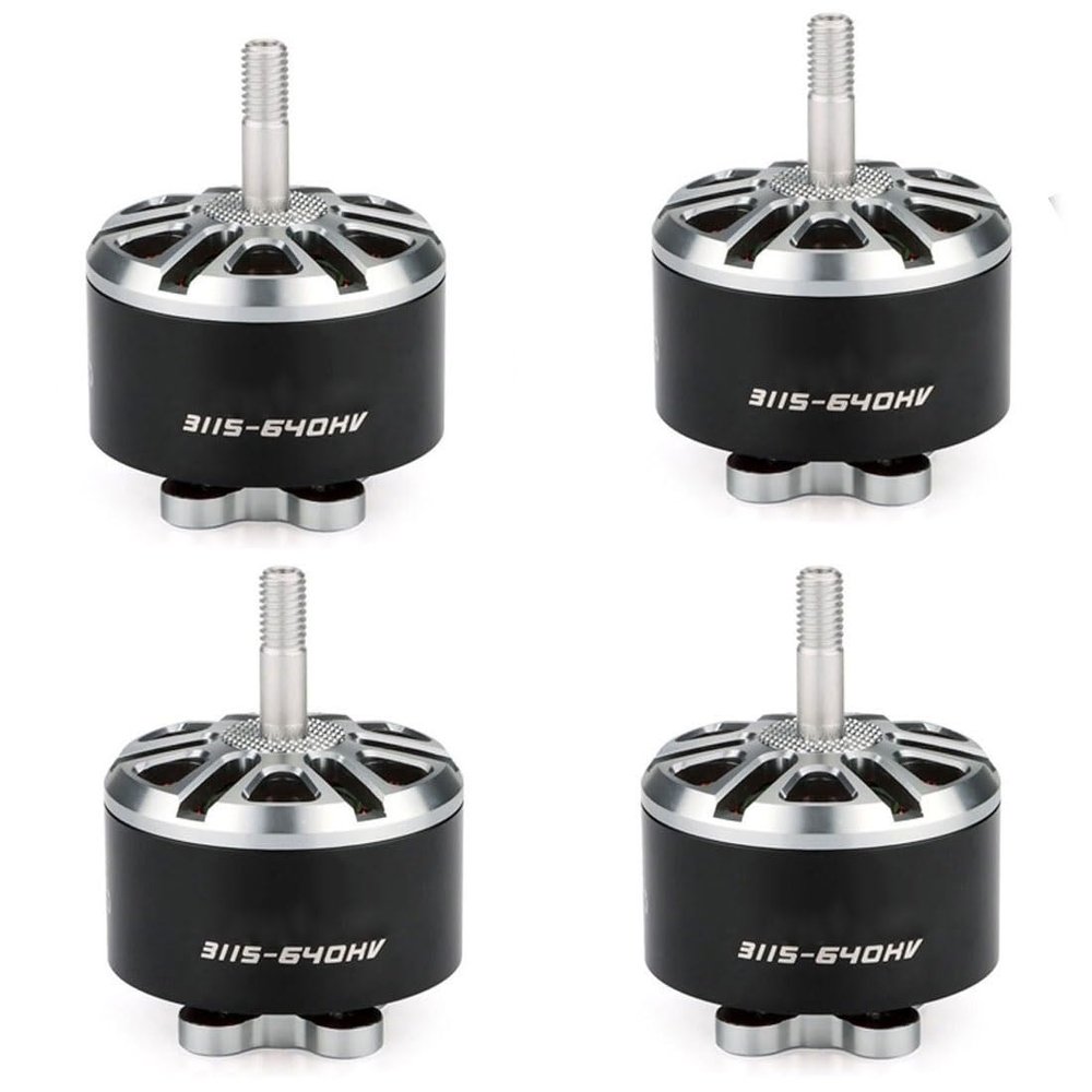DAYUDDRICAR 4pcs/lot RC FPV Drone 3115 640KV / 900KV Brushless Motor Spare Part Kit for 9inch 10inch 11inch FPV RC Racing Long Range Drone Quadcopter Accessories Part(Size:640)