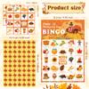 OHOME Thanksgiving Crafts for Kids | Thanksgiving Bingo Cards - 24 Players Thanksgiving Games - Thanksgiving Gifts Party Favors for Kids | Friendsgiving Activities Toys Party Supplies view 2