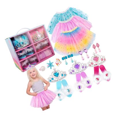 EAJORN Children Girls Princess Dress Up Set Safe and Toxic Children Dress Up Set The for Christmas Birthdays