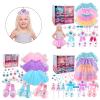 EAJORN Children Girls Princess Dress Up Set Safe and Toxic Children Dress Up Set The for Christmas Birthdays view 2