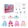 EAJORN Children Girls Princess Dress Up Set Safe and Toxic Children Dress Up Set The for Christmas Birthdays view 3
