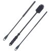 3pcs Silicone Bottle Brush & Straw Cleaner Brush, Reusable Straw Cleaning Brush Water Cup Brush Set Extra Long Brush Kit Bottle Accessories for Stanley Tumbler & Metal Glass Straws (Grey) view 1