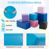 Costzon Foam Blocks, 7 PCS Colorful Building Toys Stacking Block Playset for Kids Safe Active Playing, Includes Foam Cubes & Rectangles, Soft Play Equipment for Baby Toddlers Preschoolers view 3