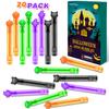 Halloween Treats Non Candy for Toddlers 20 PCS, Mini Bubble Wands Prizes Toys Gifts Bags for Kids, Small Halloween Birthday Classroom Party Basket Goody Bag Stuffer Trinkets Stuff for Boys Girls view 1