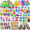 124 Pack Party Favors for Kids,Goodie Bags Pinata Stuffers,Treasure Box Toys,Birthday Party Gift Toys,School Classroom Rewards,Carnival Prizes Box,Easter Egg Filler Bulk Fidget Toys for Boys Girls view 1