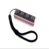 Four-Button Clicky Mechanical Switch Fidget Toy | Stim Toy, Stress Relief, ADHD (Pink Base, Transparent Black Keycaps) view 1