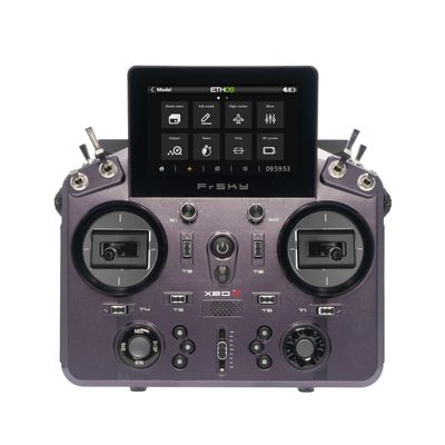 FrSky Tandem X20R Dual-Band 2.4G/900M Transmitter Long-Range RF Link with Telemetry TD-ISRM Module 24CH Touchscreen ETHOS System for RC Fixed-Wing and FPV (Slate Gray)