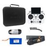 FrSky Tandem X20R Dual-Band 2.4G/900M Transmitter  Long-Range RF Link with Telemetry TD-ISRM Module 24CH Touchscreen ETHOS System for RC Fixed-Wing and FPV (Slate Gray) view 4