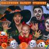 Halloween Treats Non Candy for Kids, 4-12 Pack Light Up Spinning Tops Toys Gifts for Toddlers, Party Favors Boo Basket Goodie Bag Stuffer Fillers, Birthday Classroom Prizes for Boys Girls view 4