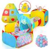 5Pack Kids Play Tent for Toddler Kids with 50 Balls,Indoor Playground,Foldable Pop Up Tents with Carry Bag,Outdoor Playhouse with Crawling Toys & Play Tent| Target Game with 8 Dart Balls view 1