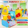 5Pack Kids Play Tent for Toddler Kids with 50 Balls,Indoor Playground,Foldable Pop Up Tents with Carry Bag,Outdoor Playhouse with Crawling Toys & Play Tent| Target Game with 8 Dart Balls view 4