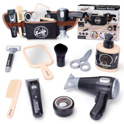 Barber Shop Pretend Play for Toddlers 3-5, Kids Shaving Kit Educational Toys for 3 4 5 Year Old Boy Birthday Gift, Hair Salon Role Play Playset Gifts for 3-7 Year Old Boys