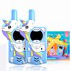 Unicorn Walkie Talkies for Kids,Toys Gifts for 3 4 5 6 7 8 9 Year Old Boys Girls,3 Channels 2 Way Radio Toy, 2 Miles Range for Outside, Camping, Hiking (Blue) view 1