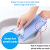 JapanBargain, 10-Pack Japanese Plastic Washboard Portable Laundry Board for Kids Training, Travel and Camping, Made in Japan view 4