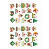 2 Sheets 4th Of Julys Stickers For Kids Patriotics Craft Stickers Independence Day Halloween Christmas Face Stickers Decors Christmas Stickers view 1