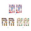 2 Sheets 4th Of Julys Stickers For Kids Patriotics Craft Stickers Independence Day Halloween Christmas Face Stickers Decors Christmas Stickers view 3