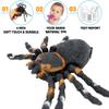 8 Pack 5 inch Realistic Rubber Spider Toy, Black Spiders Toys Set, Super Stretches Material TPR, Smelless Halloween Decoration Party Favors Gag Novelty Practical Jokes for Kids view 3