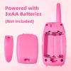 Unicorn Kids Walkie Talkies, Gifts for 3-12 Years Old Boys Girls, Long Range 2 Way Radio 22CH VOX, for Birthday, Christmas, Easter (Pink) view 3