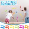 HLARTNET 100 PCS Sticky Lizards for Kids, Stretchy Sticky Lizards Toys Bulk for Reptile Party Favors, Children Lizards Gifts for Goodie Bags Stuffers Pinata Filler Students Rewards view 3