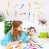 HLARTNET 100 PCS Sticky Lizards for Kids, Stretchy Sticky Lizards Toys Bulk for Reptile Party Favors, Children Lizards Gifts for Goodie Bags Stuffers Pinata Filler Students Rewards view 4