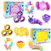 Cevioce 10Pcs Fidget Toys Adults Pack,Stocking Stuffers for Teens Boys Girls,Autism Sensory Toys with Fidget Spinner Slug Magnetic Rings,Squishy Fidget Toys ADHD Stress Relief,Party Favor for Kid-PY view 1