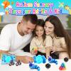 Cevioce 15Pcs Fidget Toys Adults Pack,Stocking Stuffers for Teens Boys Girls,Autism Sensory Toys with Fidget Spinner Slug Magnetic Rings,Squishy Fidget Toys ADHD Stress Relief,Party Favor for Kid-BBB view 4