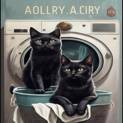1000 Piece Puzzles Black Cat Laundry Home Decor & Pet Shop Decor - More Difficult Challenge Puzzles (Wooden Puzzles includes Beautiful Gift Box) for All Adult Beginners
