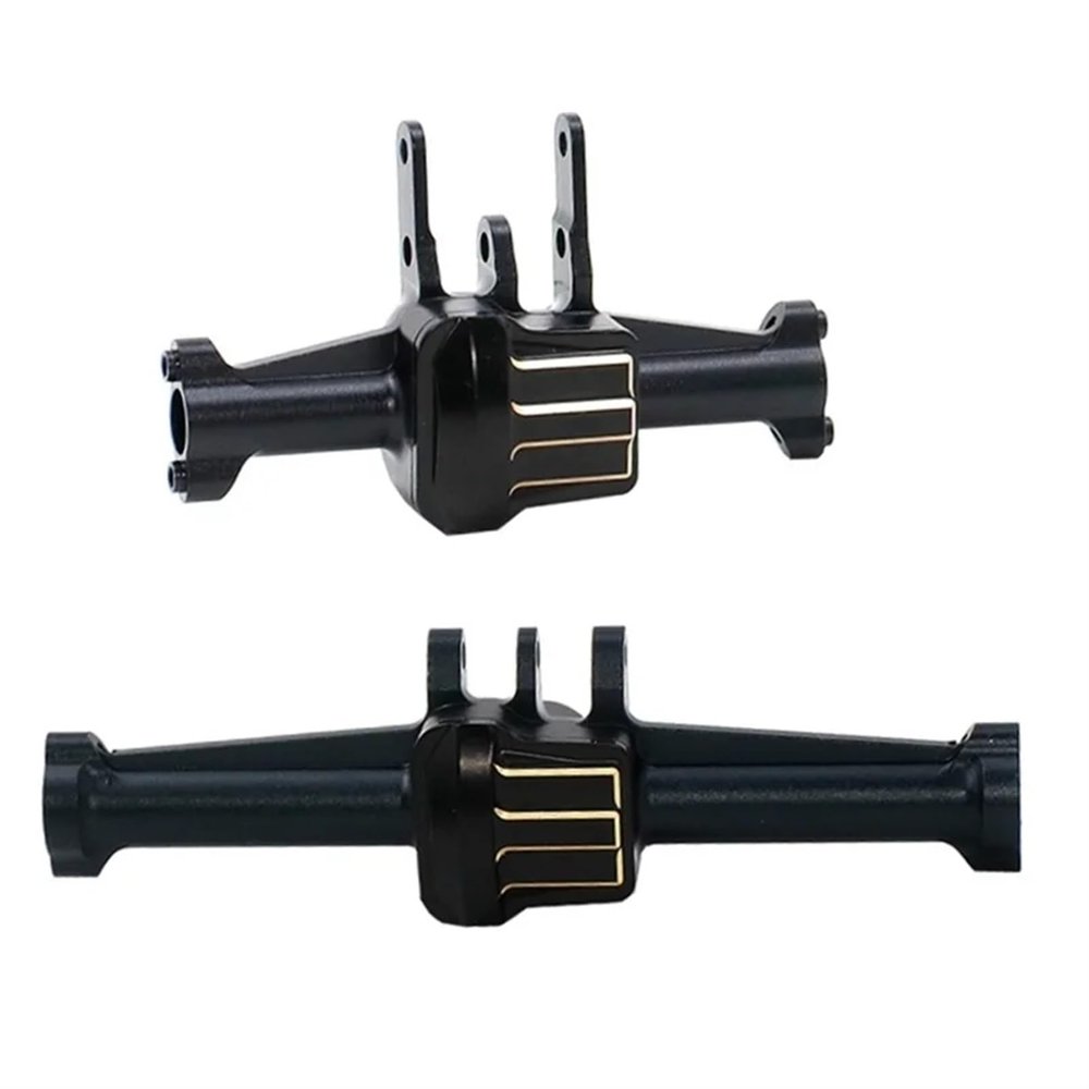 cvking RC Vehicle Axles Compatible with TRX4-M 1/18 RC Crawler Car Upgrades Parts Metal Front and Rear Axle Housing RC Car Upgrade Parts Upgrade Accessories(3)