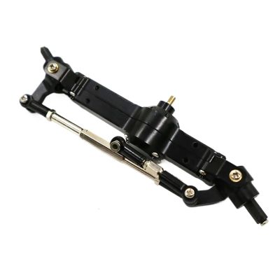 cvking RC Vehicle Axles Compatible with MN for D90 MN99 MN91 FJ-45 1/12 RC Off-Road Upgrade Part Aluminum Alloy Front Axle RC Car Upgrade Accessories(3)