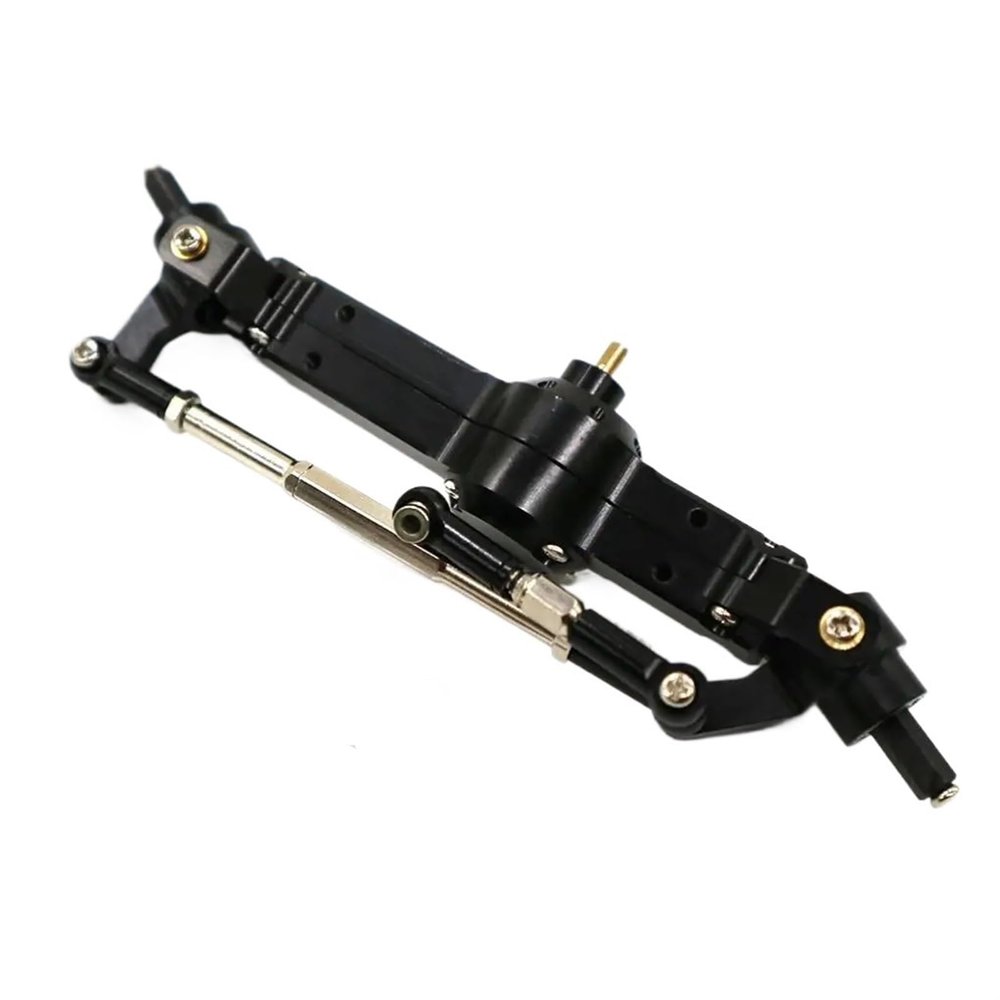 cvking RC Vehicle Axles Compatible with MN for D90 MN99 MN91 FJ-45 1/12 RC Off-Road Upgrade Part Aluminum Alloy Front Axle RC Car Upgrade Accessories(3)