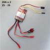 20A X 2 Bidirectional Brushed ESC Dual Way ESC Electronic Regulator for RC DIY Car/Boats Parts with 2 380 Motor(1 PC x ESC) view 2