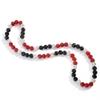 AUSGER Baseball Ice Collection Necklace for Boys Men Sparkly Elastic Bling Beaded Rhinestone Necklace Drip Gift for Girls Kids Players view 1